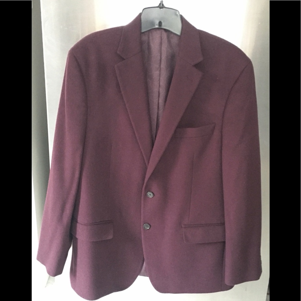 RALPH LAUREN Blazer BLACK LABEL 42R Wool/Silk VTG